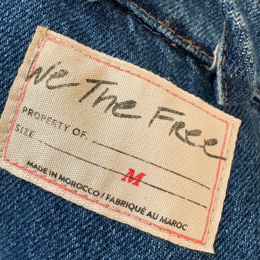 We The Free Opal Swing Denim Jacket - Oversized Medium - Picture 7 of 11